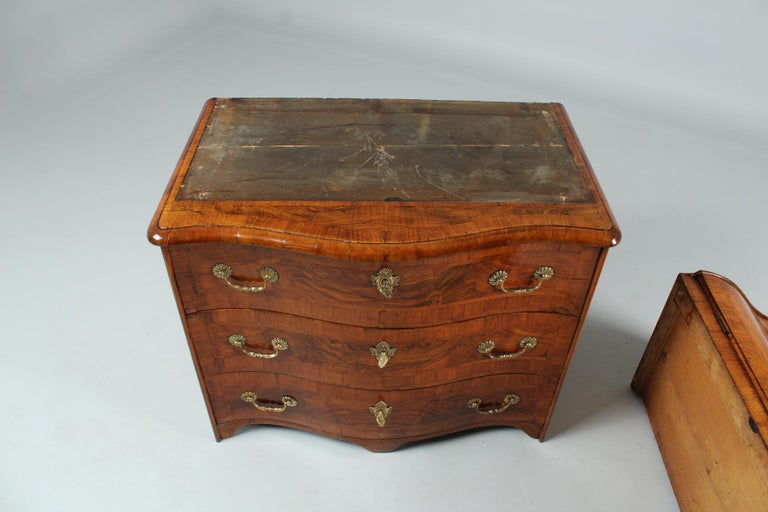 Small Swiss Louis XV Secretaire, Walnut, Writing Chest, circa 1760 For ...