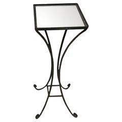 Small Table Art Deco, France, 1930, Materials: Iron and Mirror