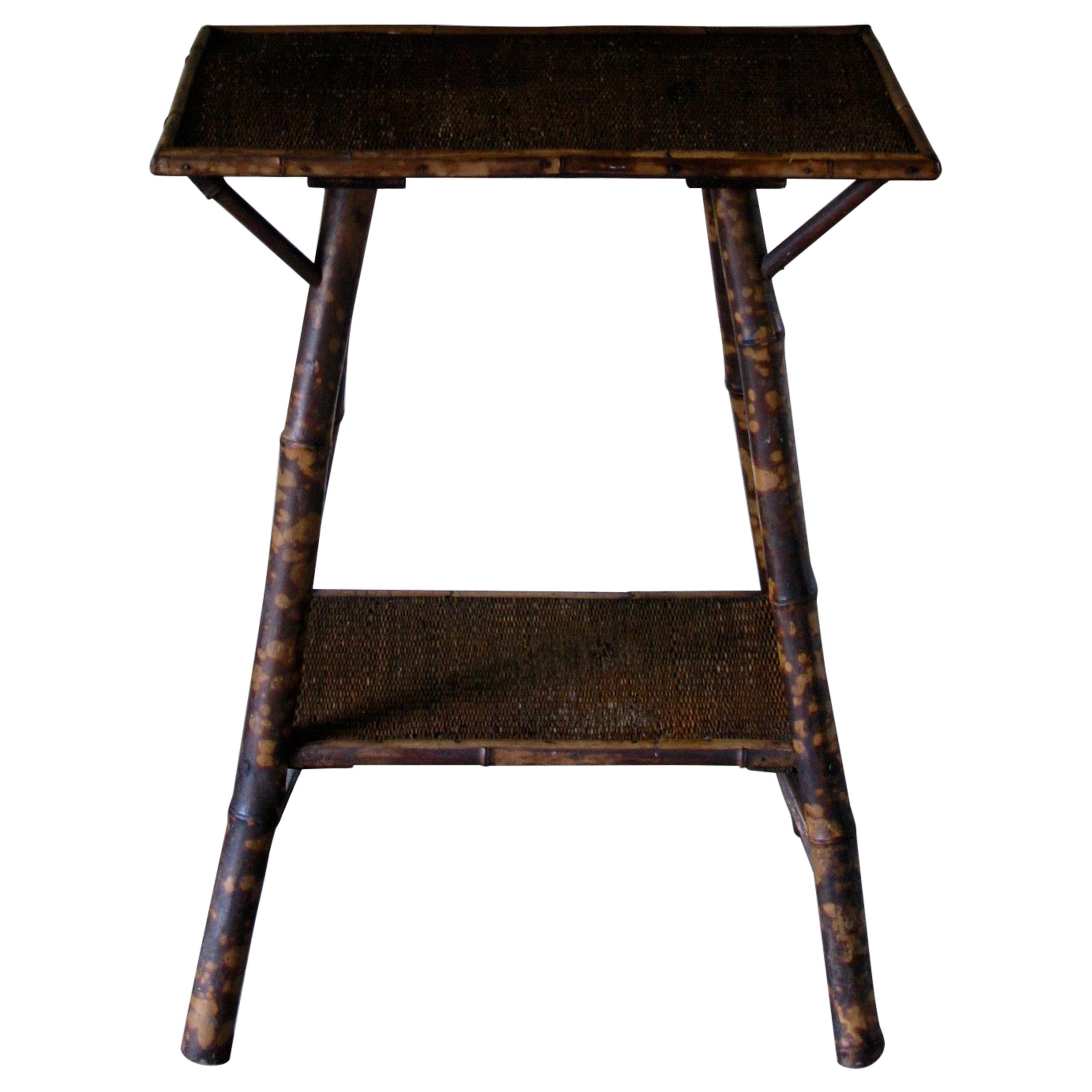 Small Table, Bamboo Table, Tiger Bamboo, 19th Century, English For Sale