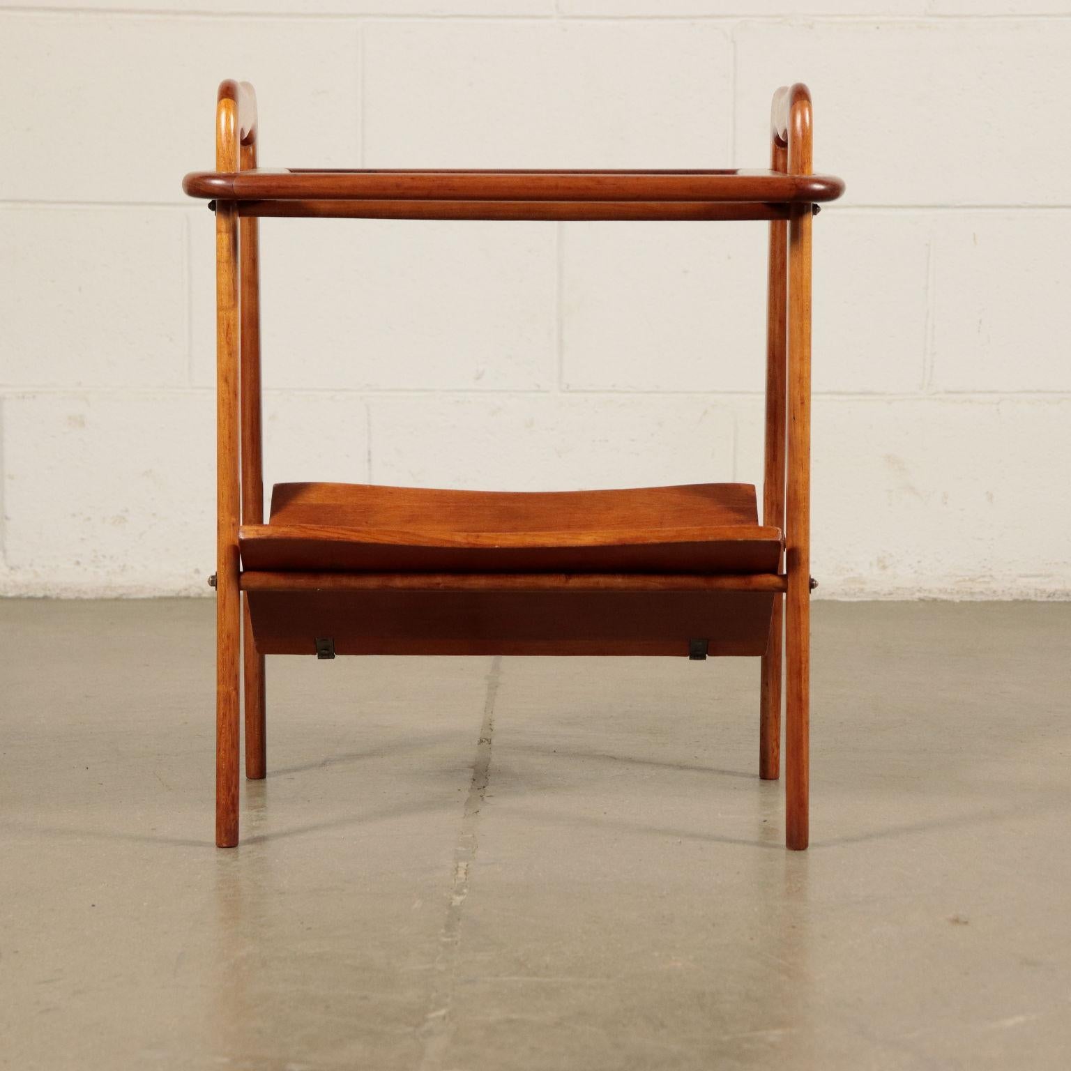 Small Table, Beech and Glass, Ico Parisi, Italy 1950s, Angelo De Baggis 2