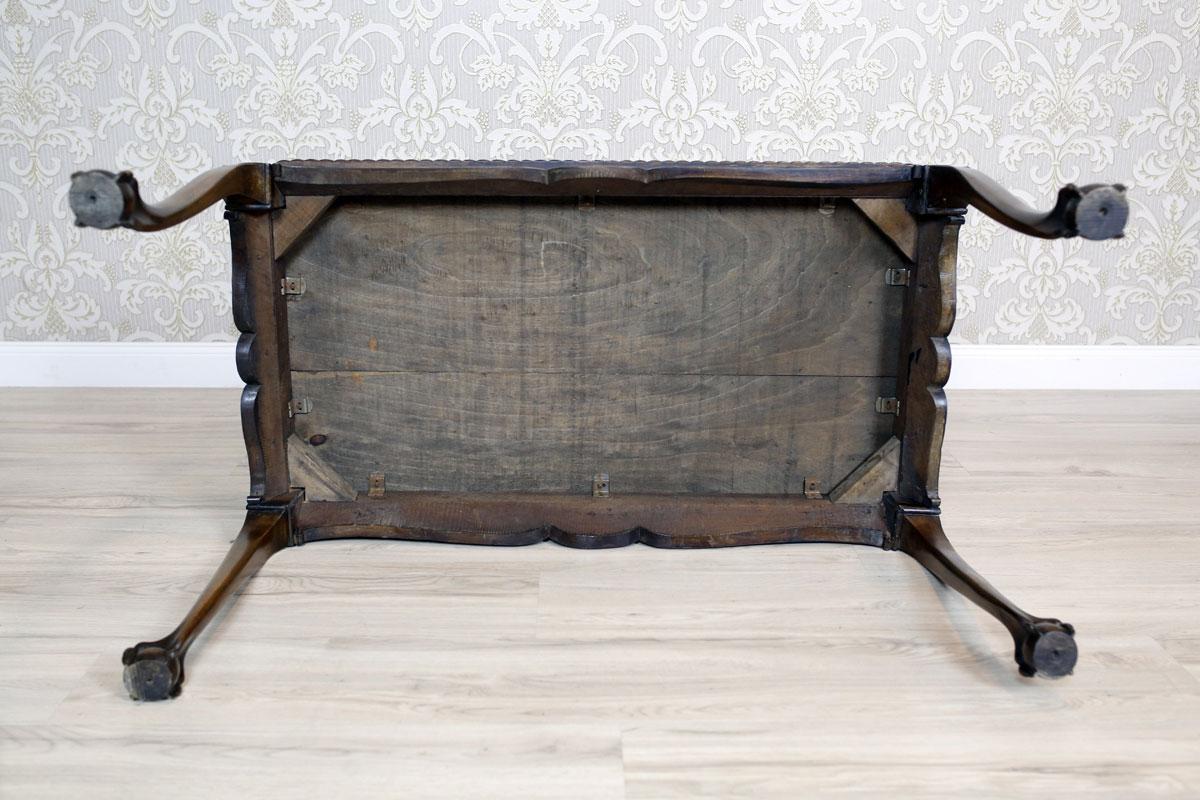 Small Table in the Chippendale Type, Circa the Early 20th Century In Good Condition In Opole, PL