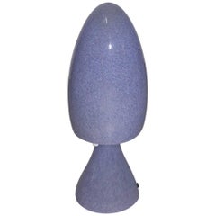 Tischlampe Barovier & Toso aus Murano-Kunstglas in Violett