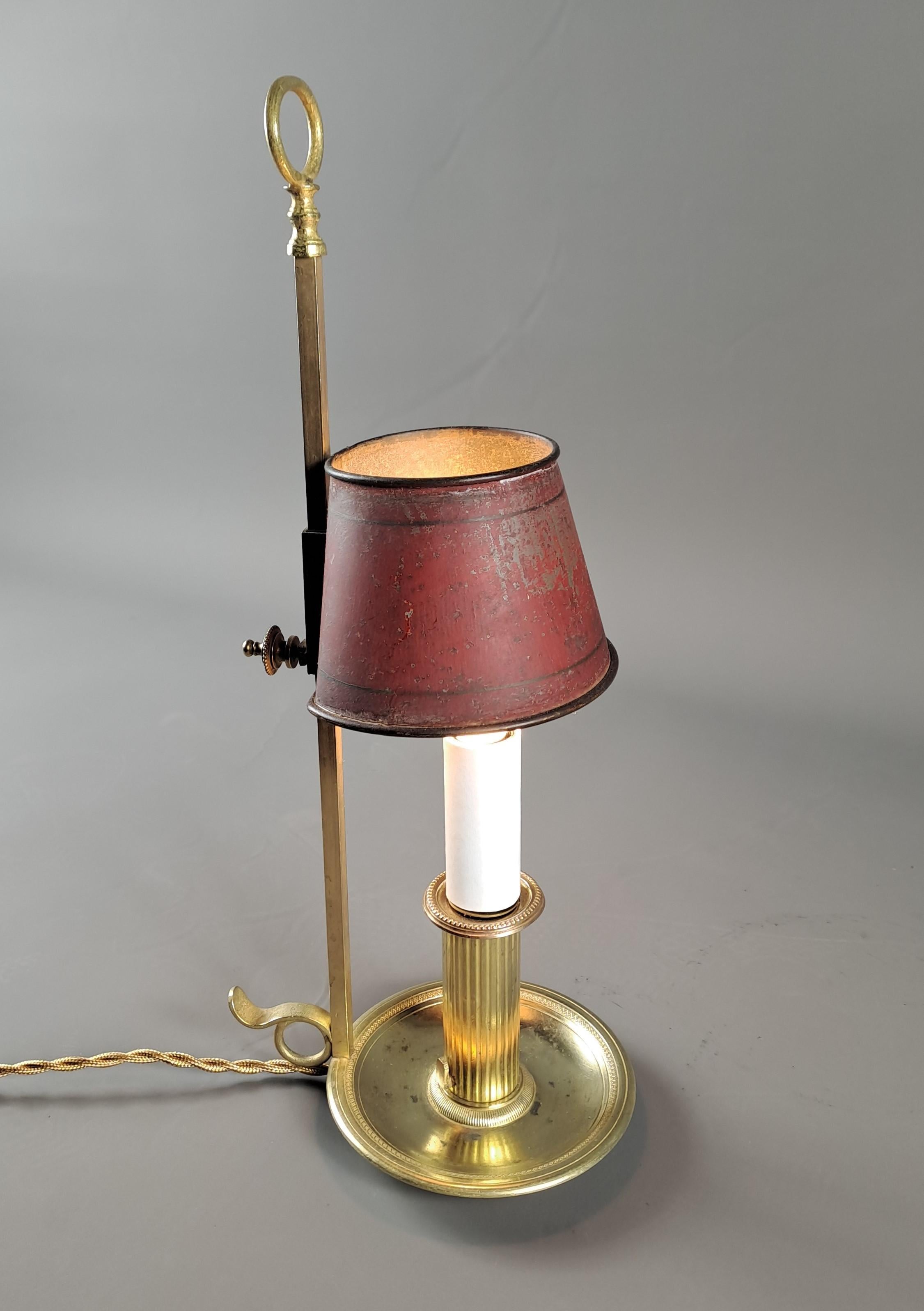Bronze Small Table Lamp From The 19th Century For Sale
