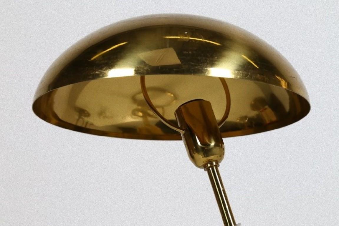This Small Table Lamp model 12297 was designed by Angelo Lelli for Arredoluce in 1953.

Realized in Brass. 

Dimensions: cm 27 x 39 x 24.

Ref. Domus 288, p. 35, Novembrer 1953; C. & P. Fieli, 1000 lights from 1878 to 1959, p. 489. Taschen,