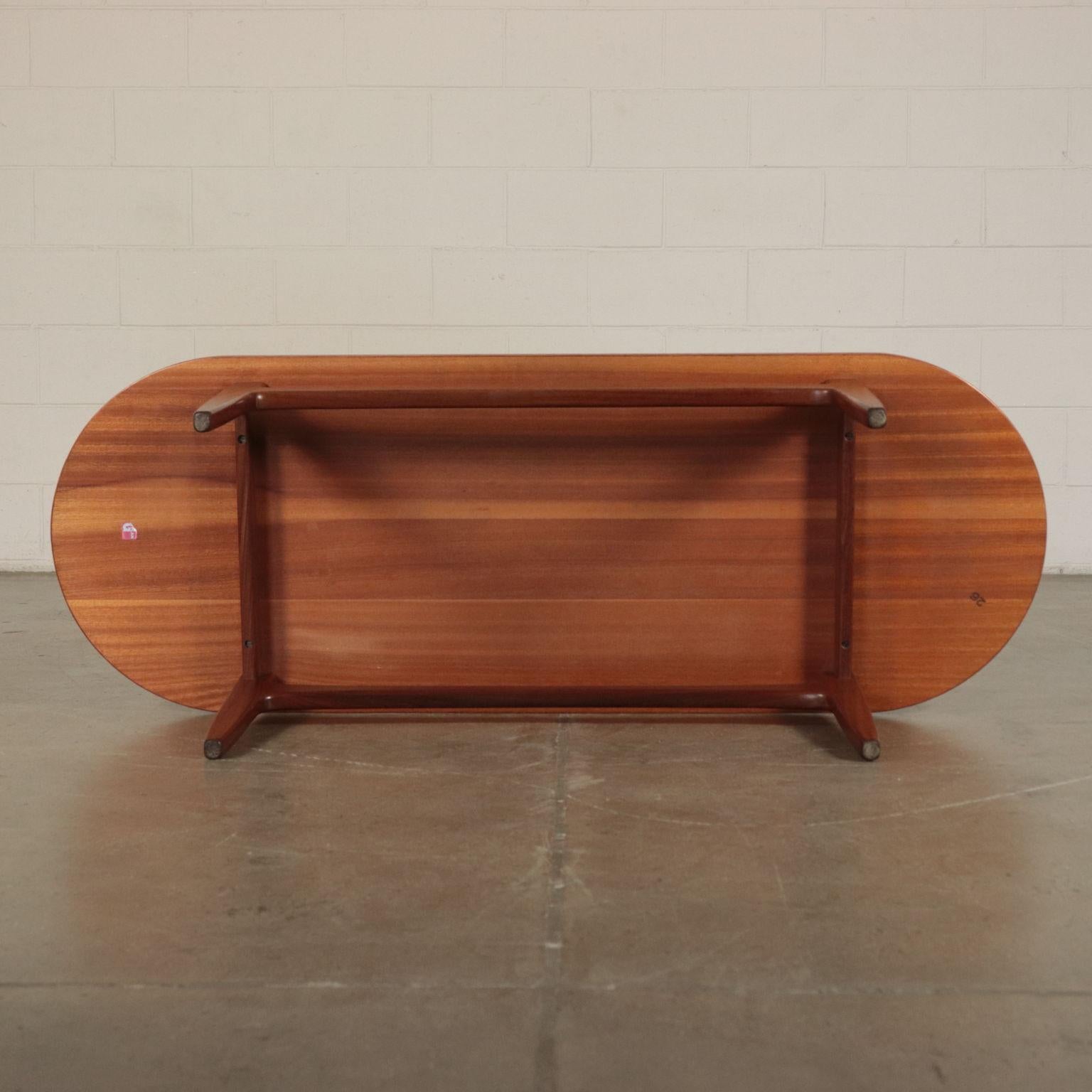 Small Table Solid Wood and Teak Veneer 1960s G Plan Prodution 4