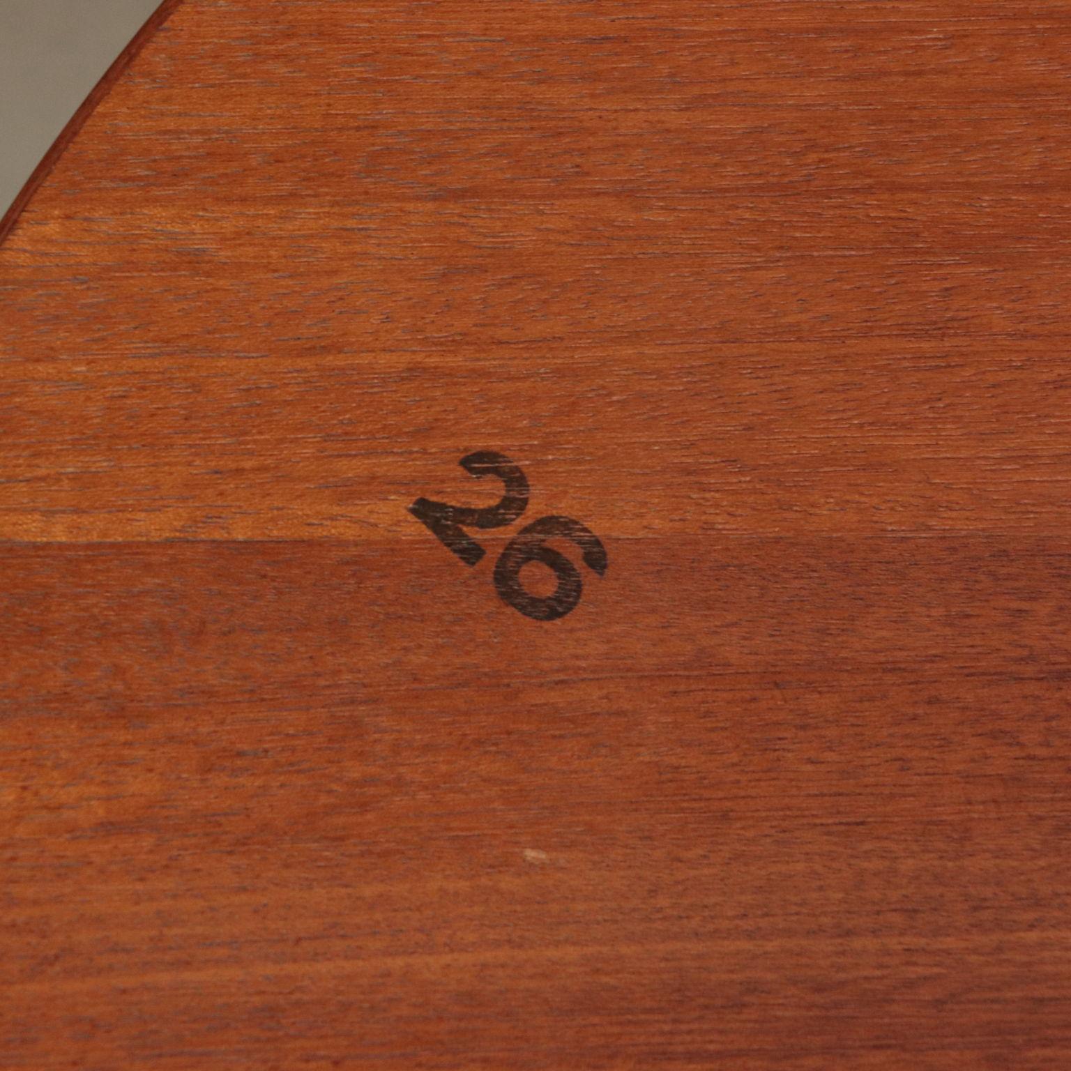 Small Table Solid Wood and Teak Veneer 1960s G Plan Prodution 6