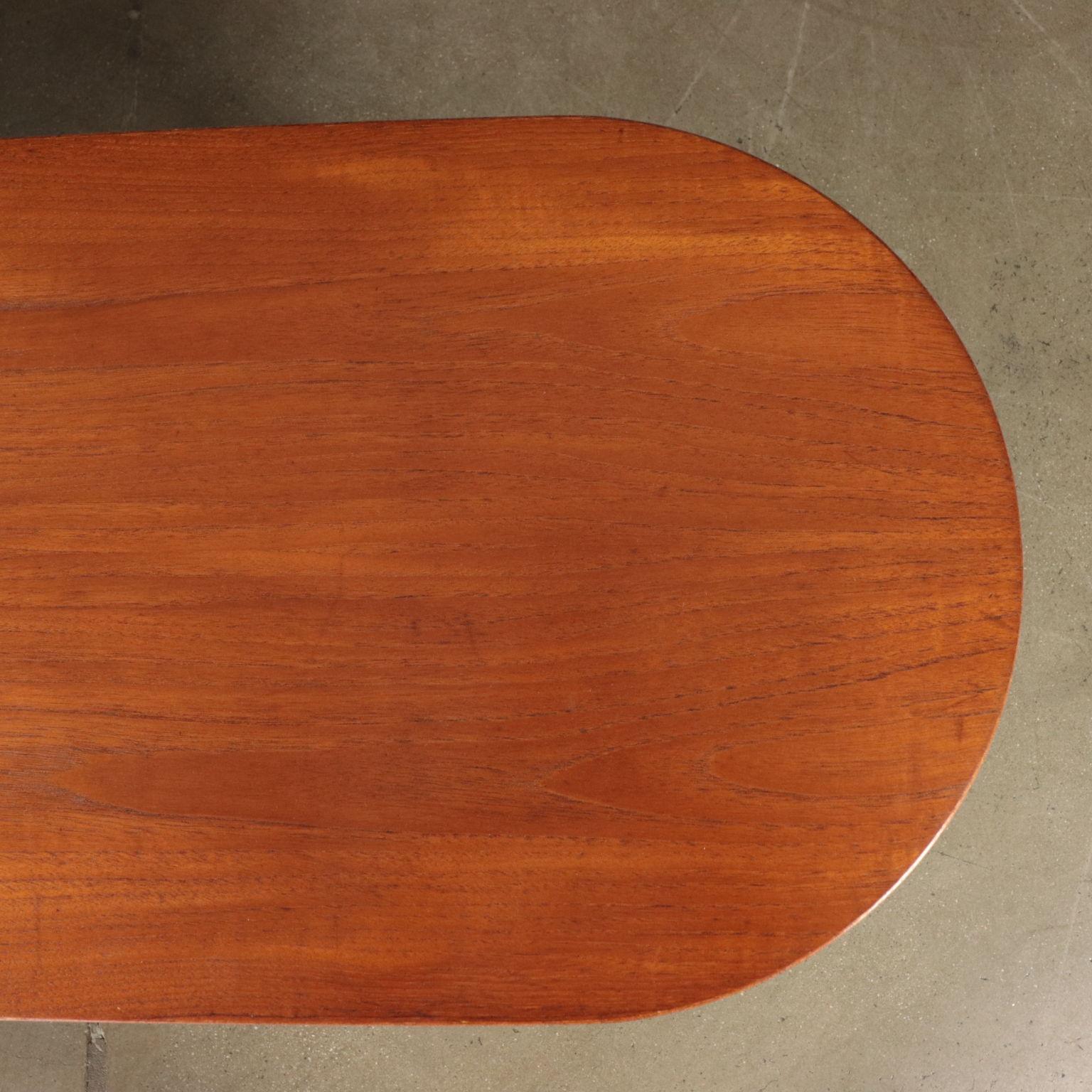 Small Table Solid Wood and Teak Veneer 1960s G Plan Prodution 1