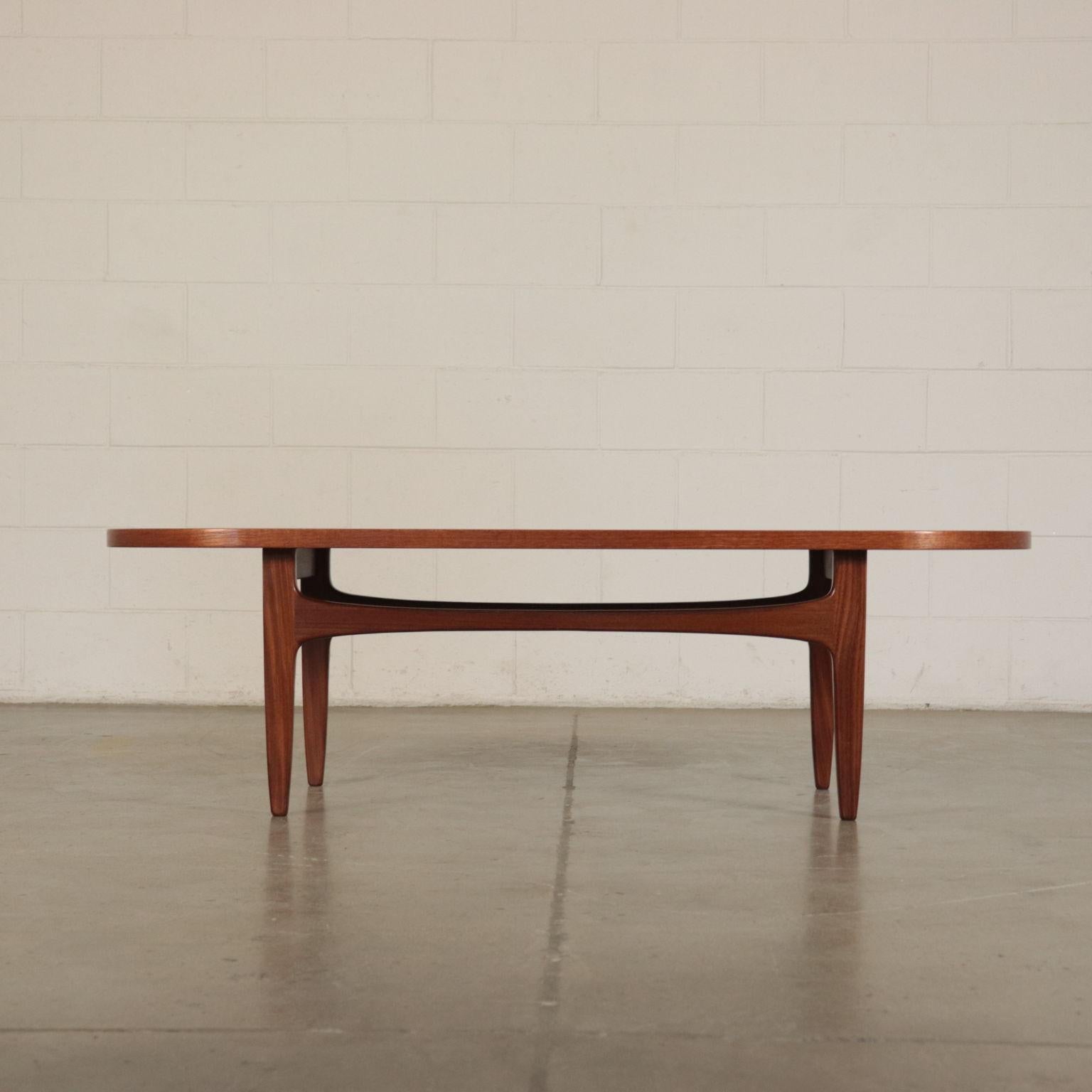 Small Table Solid Wood and Teak Veneer 1960s G Plan Prodution 3