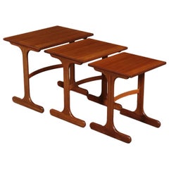 Vintage Small Table Solid Wood and Teak Veneer 1960s G Plan Production