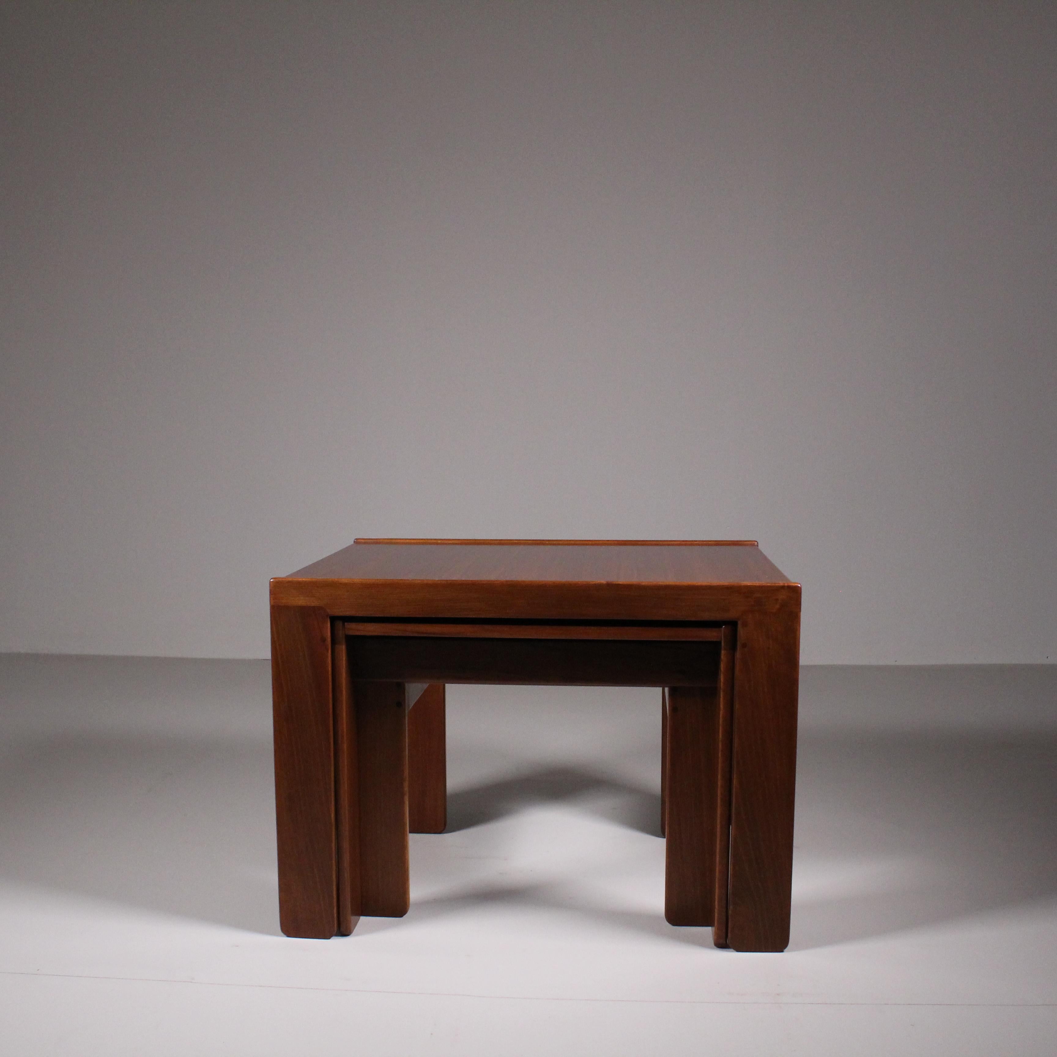 Small tables model 777, Afra and Tobia Scarpa, 1965 Circa For Sale 4
