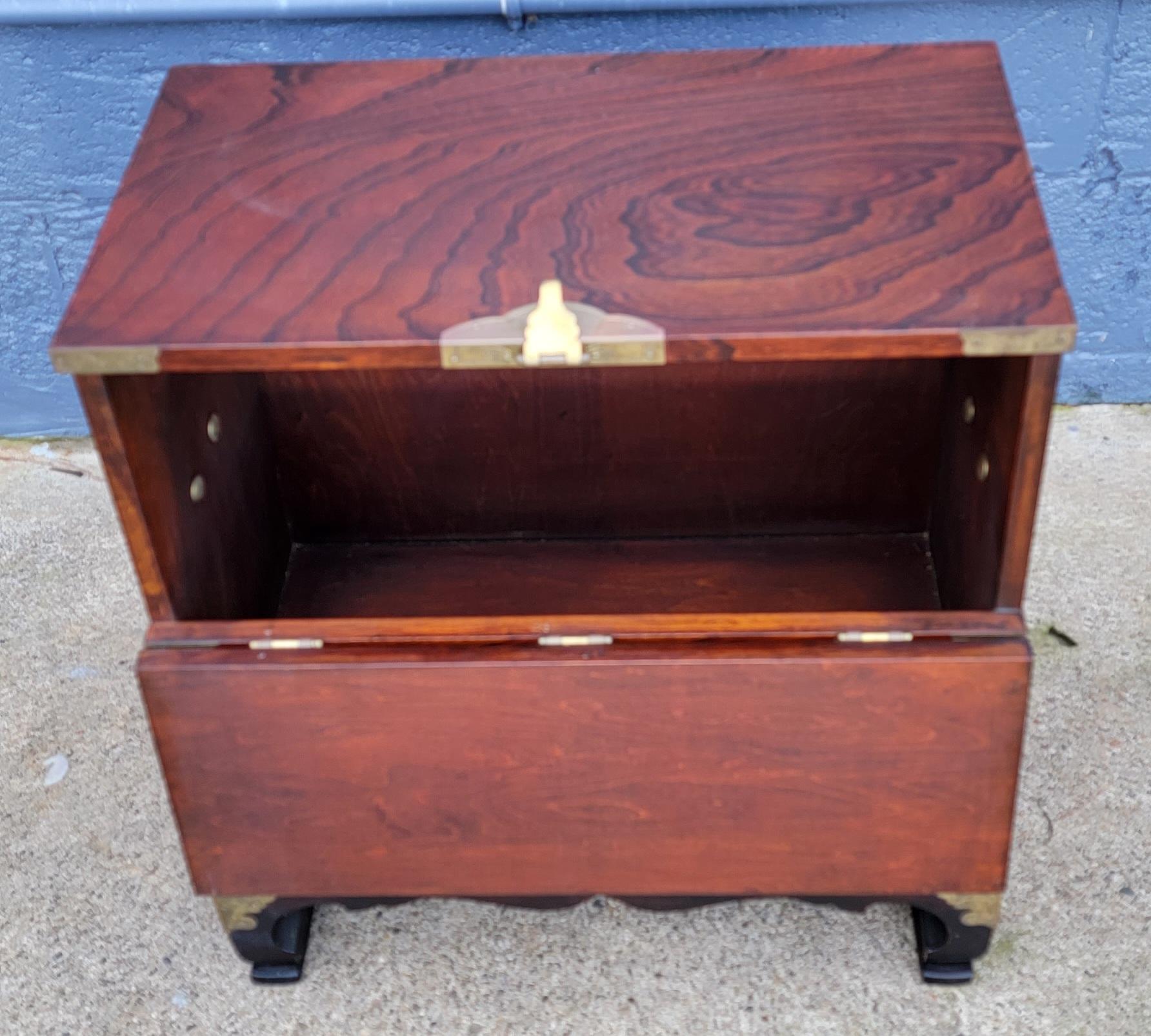 Small Tansu Exotic Wood Cabinet 2