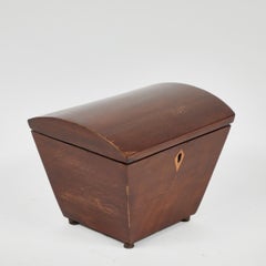 Small Tapered Tea Caddy Box from England, circa 1840
