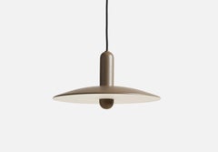 Small Taupe Lu Pendant Lamp by Beaverhausen
