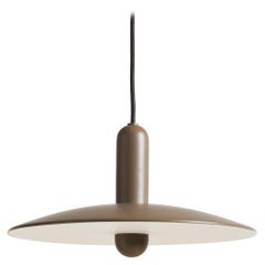 Lampada a sospensione piccola Taupe Lu di Beaverhausen