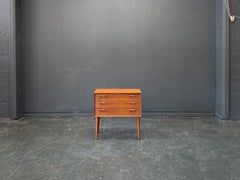 Small Teak Bedside Drawers