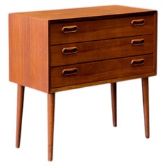 Small Teak Bedside Drawers