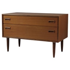 Retro Small teak chest of drawers by Stratégie Meubelen, 1950s