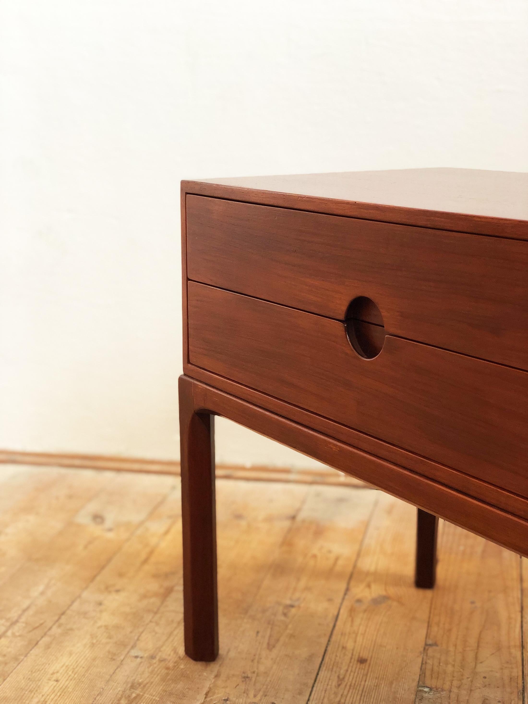 Small Teak Chest of Drawers, Sideboard by Kai Kristiansen for Aksel Kjersgaard For Sale 3