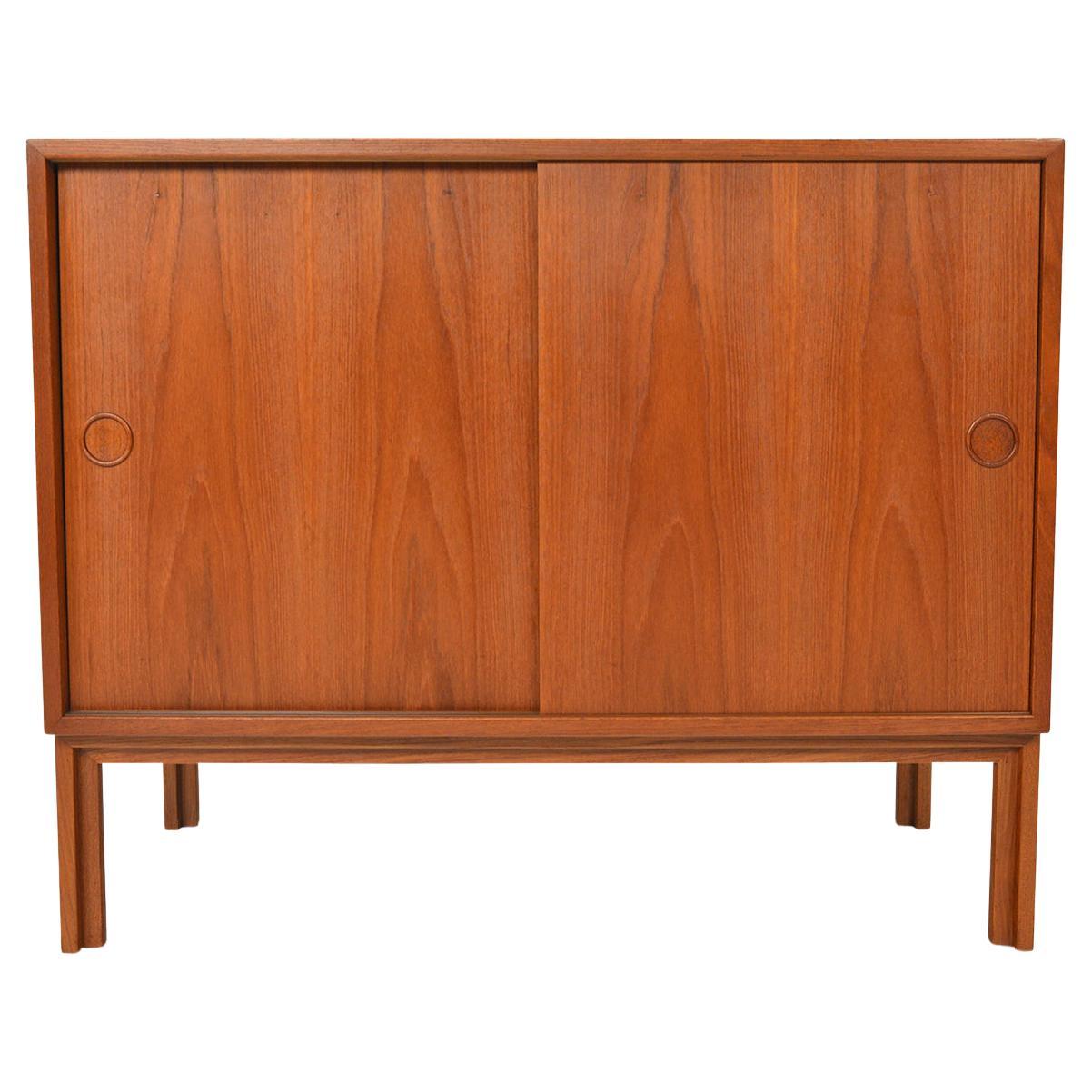 Danish Modern Teak Credenza Designed by Kai Kristiansen For Sale at 1stDibs
