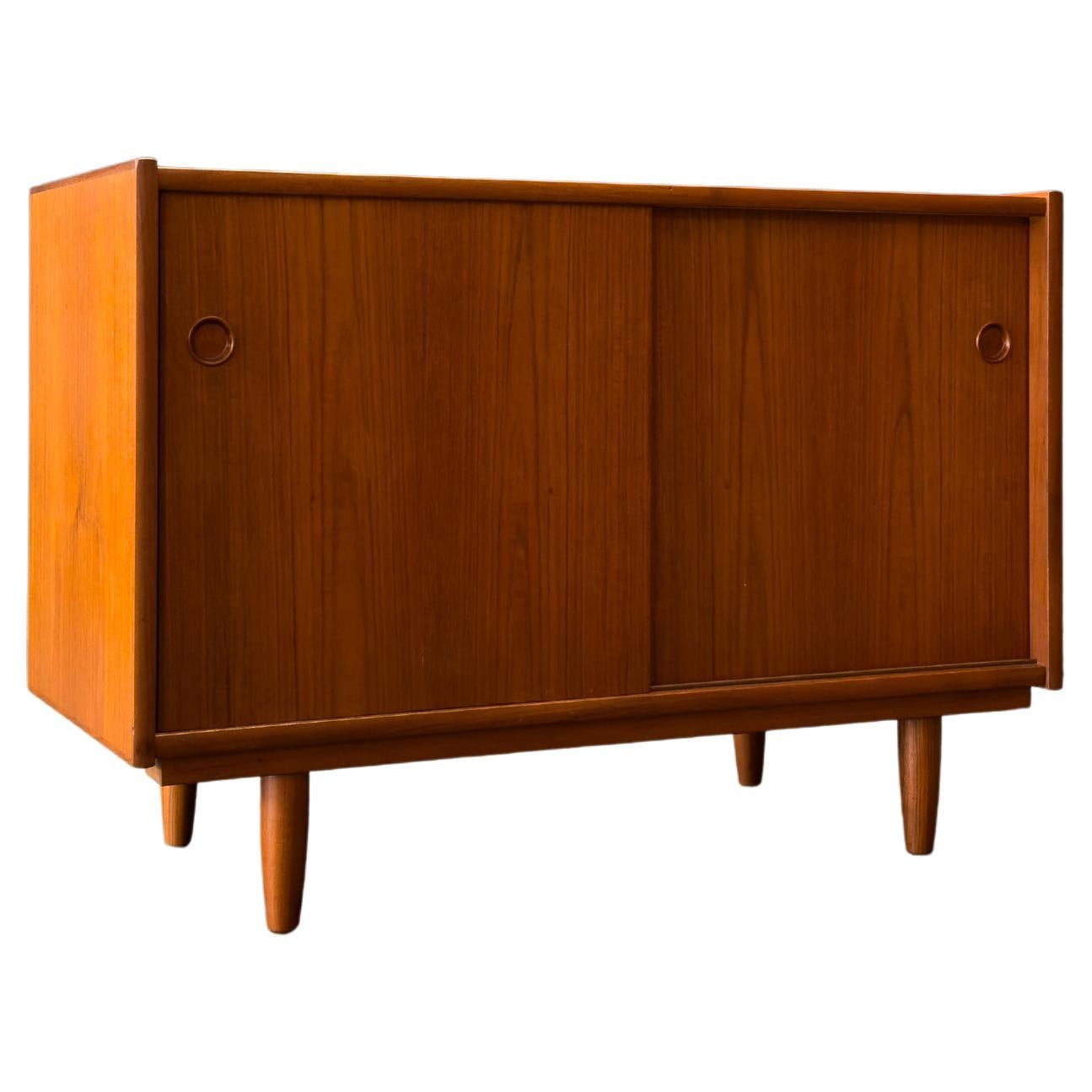 Small Teak Sideboard For Sale