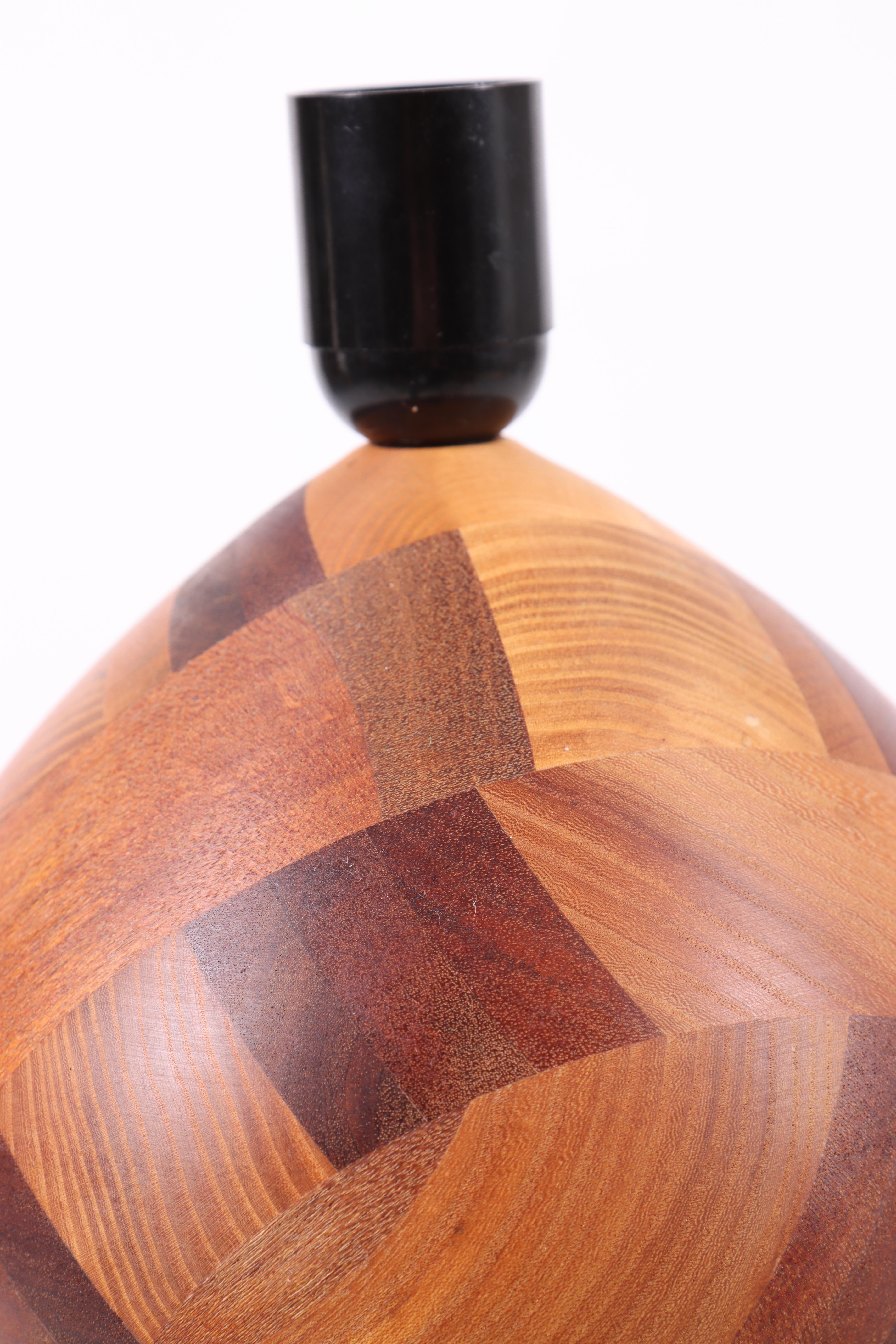 Danish Small Teak Table Lamp, Denmark, 1970s For Sale