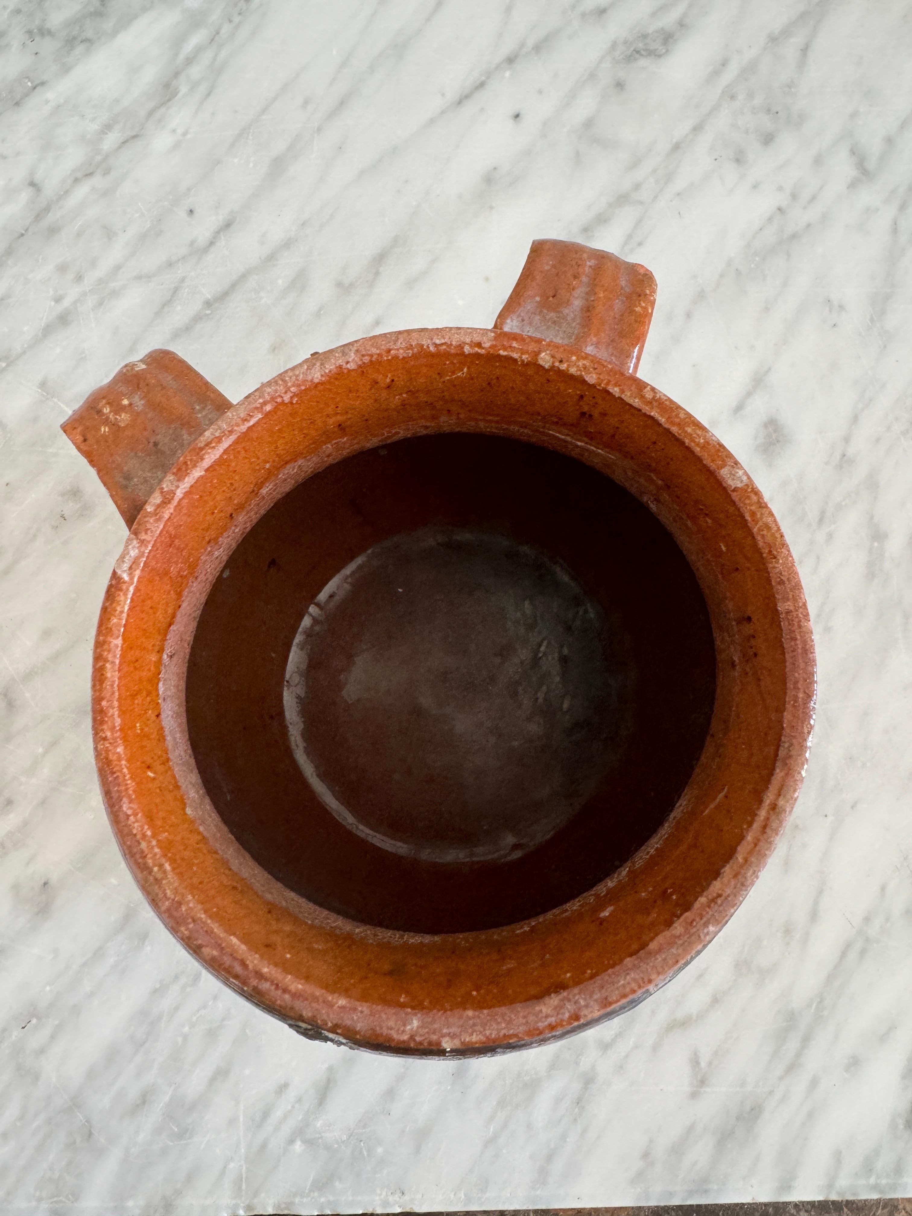 Vaso Pignata piccolo in terracotta In condizioni buone in vendita a Ventura, CA