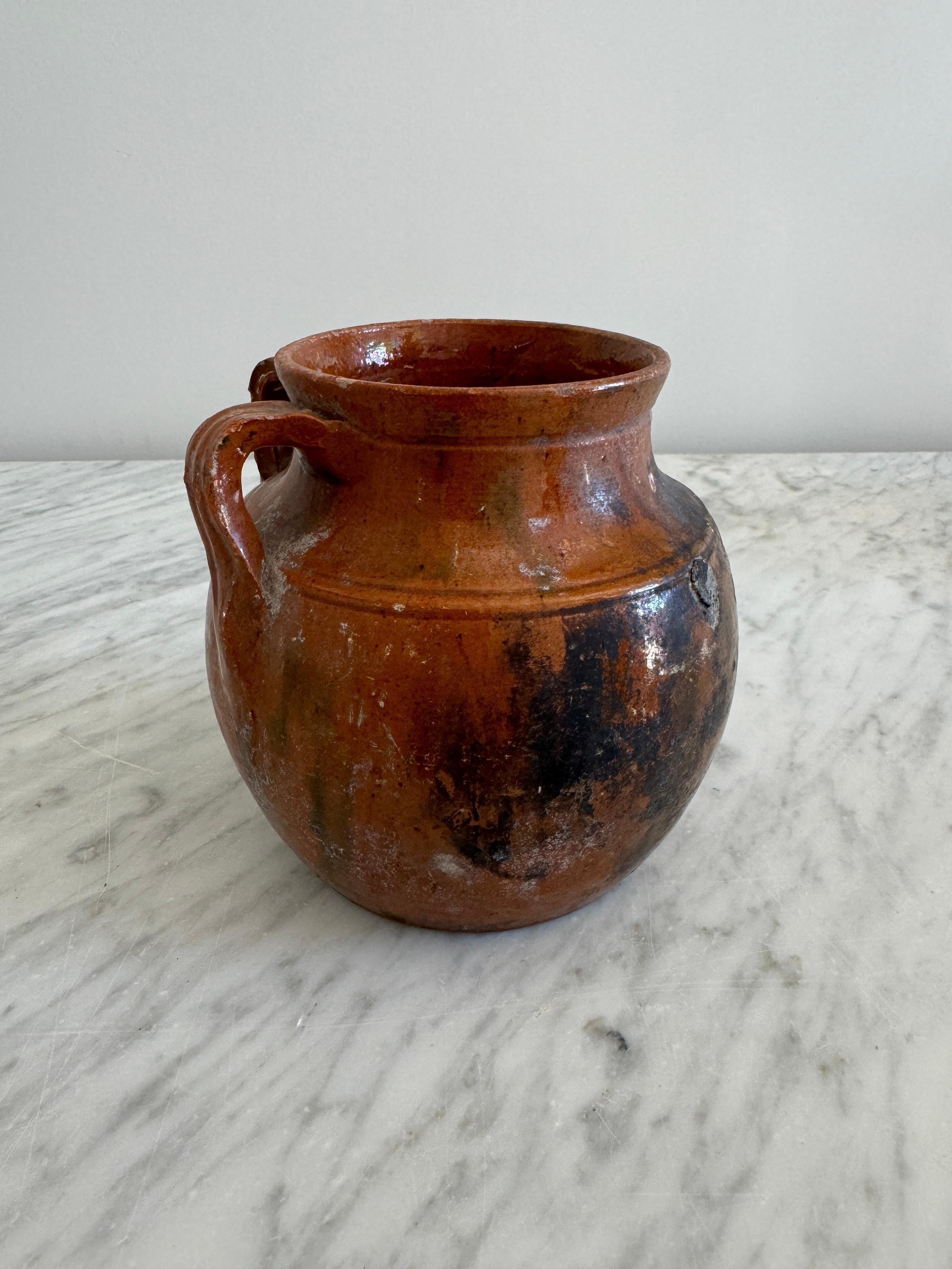 Vaso Pignata piccolo in terracotta in vendita 1