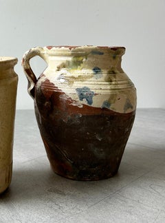 Petit pot Pignata en terre cuite avec taches multicolores