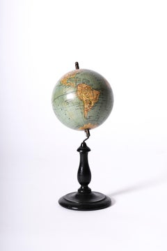 Small Terrestrial Globe by Jan Felkl & Sohn, circa 1890