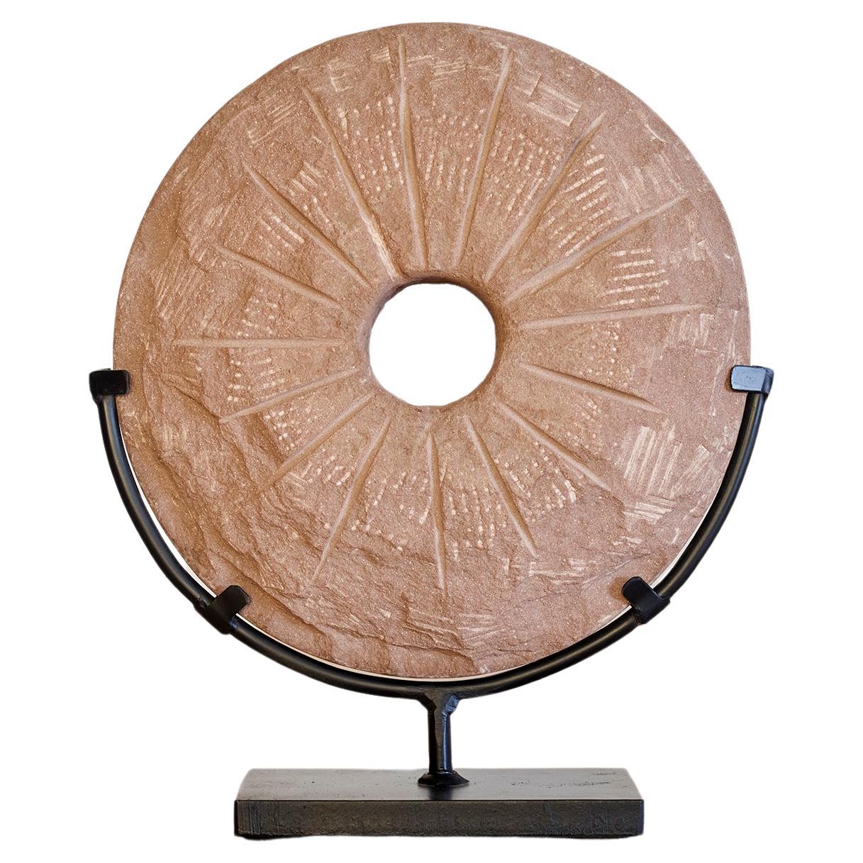Scultura piccola La Ruota del Tempo di Jean-Baptiste Jean Den Heede in vendita