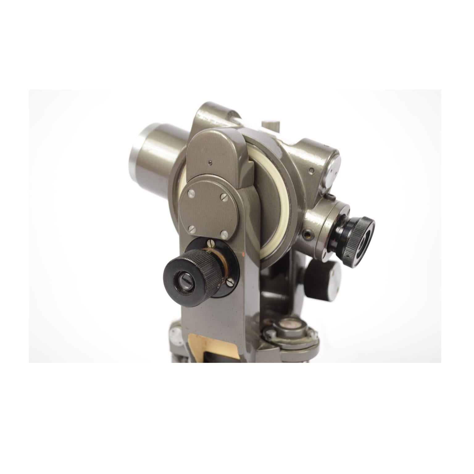 1950s Italy Small Antique Theodolite Topographic Salmoiraghi Surveyor Instrument 4