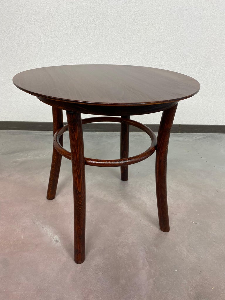 Slovakian Small Thonet Side Table For Sale
