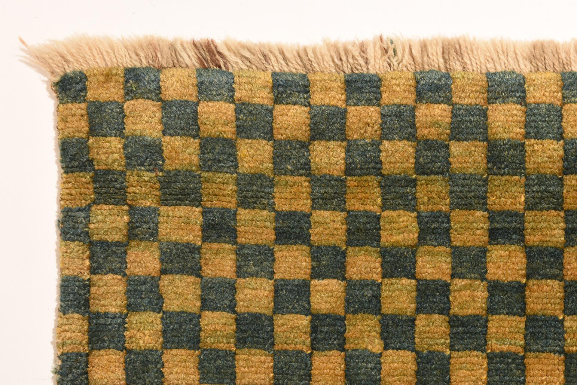 Wool Small Tibetan Meditation Rug For Sale