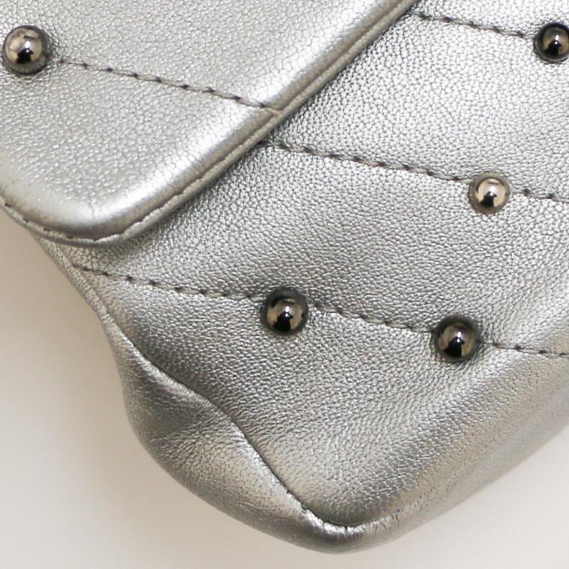 Women's Small Timeless Chanel Silver Bag For Sale