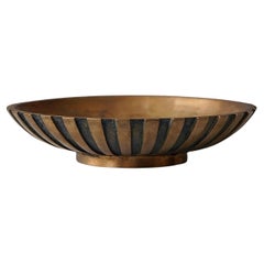 Small Tinos Bronze Bowl, Art Deco, Denmark, 1930s