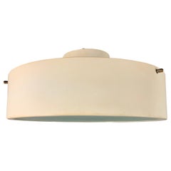 Small Tito Agnoli Flush Mount / Ceiling or Wall Lamp