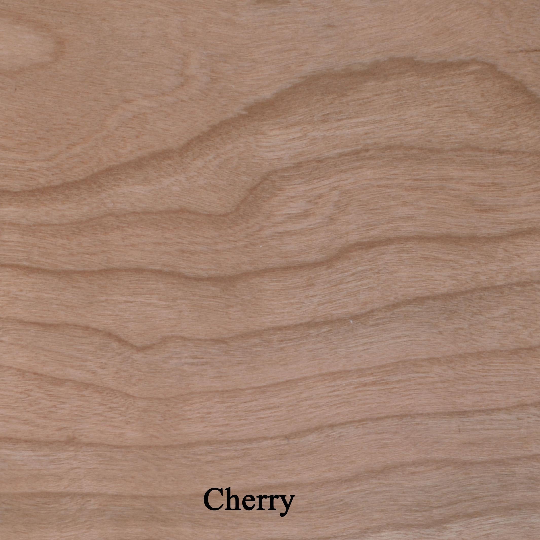 This bench is made with laminated bent plywood with several wood veneer options. The one showed on the pictures is made with rustic bird's eye Maple veneer. 