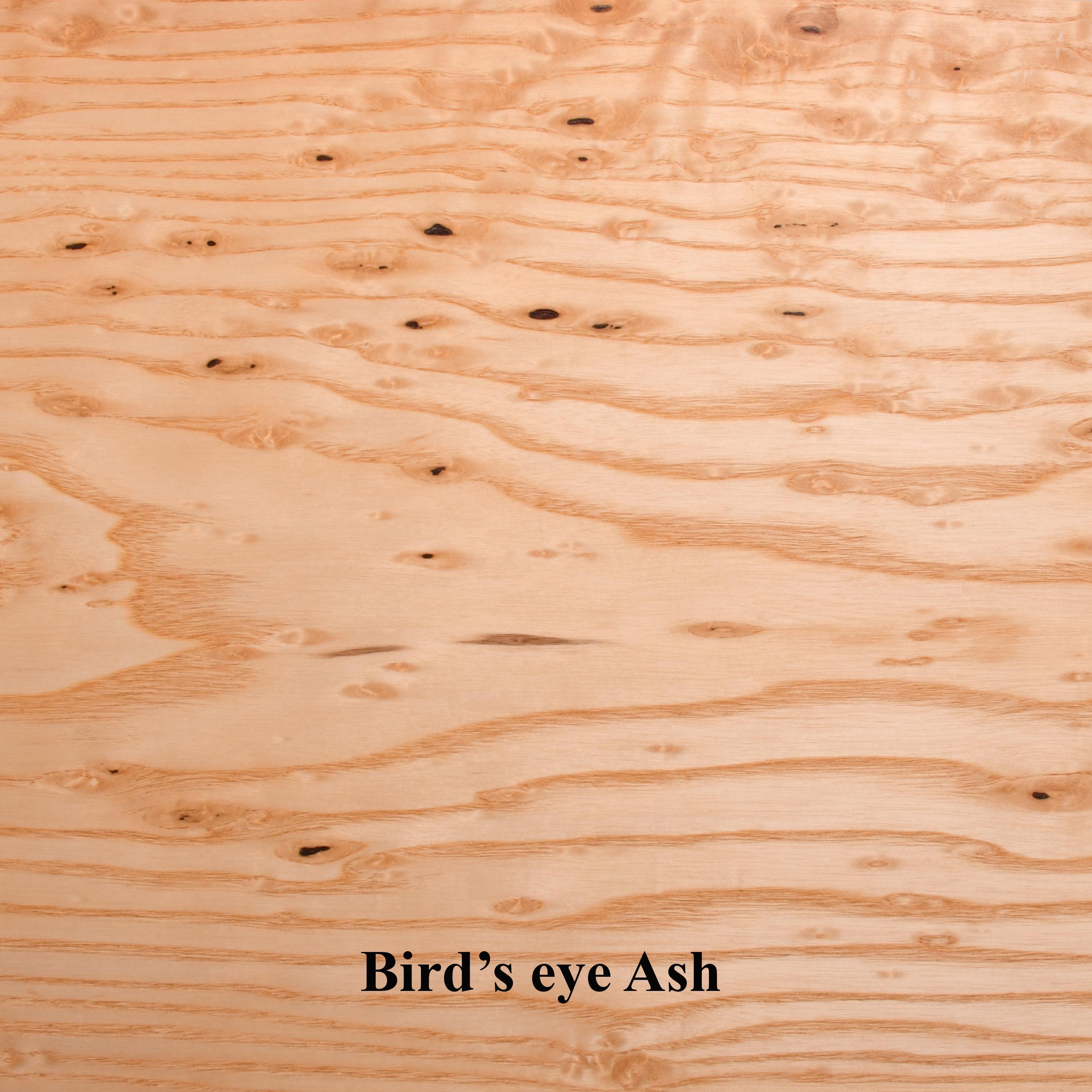 Plywood Small Toboggan Bench, in rustic Bird's eye Maple veneer, hand made For Sale