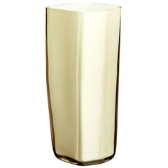 Small Torre Vase in Beige by Carlo Moretti
