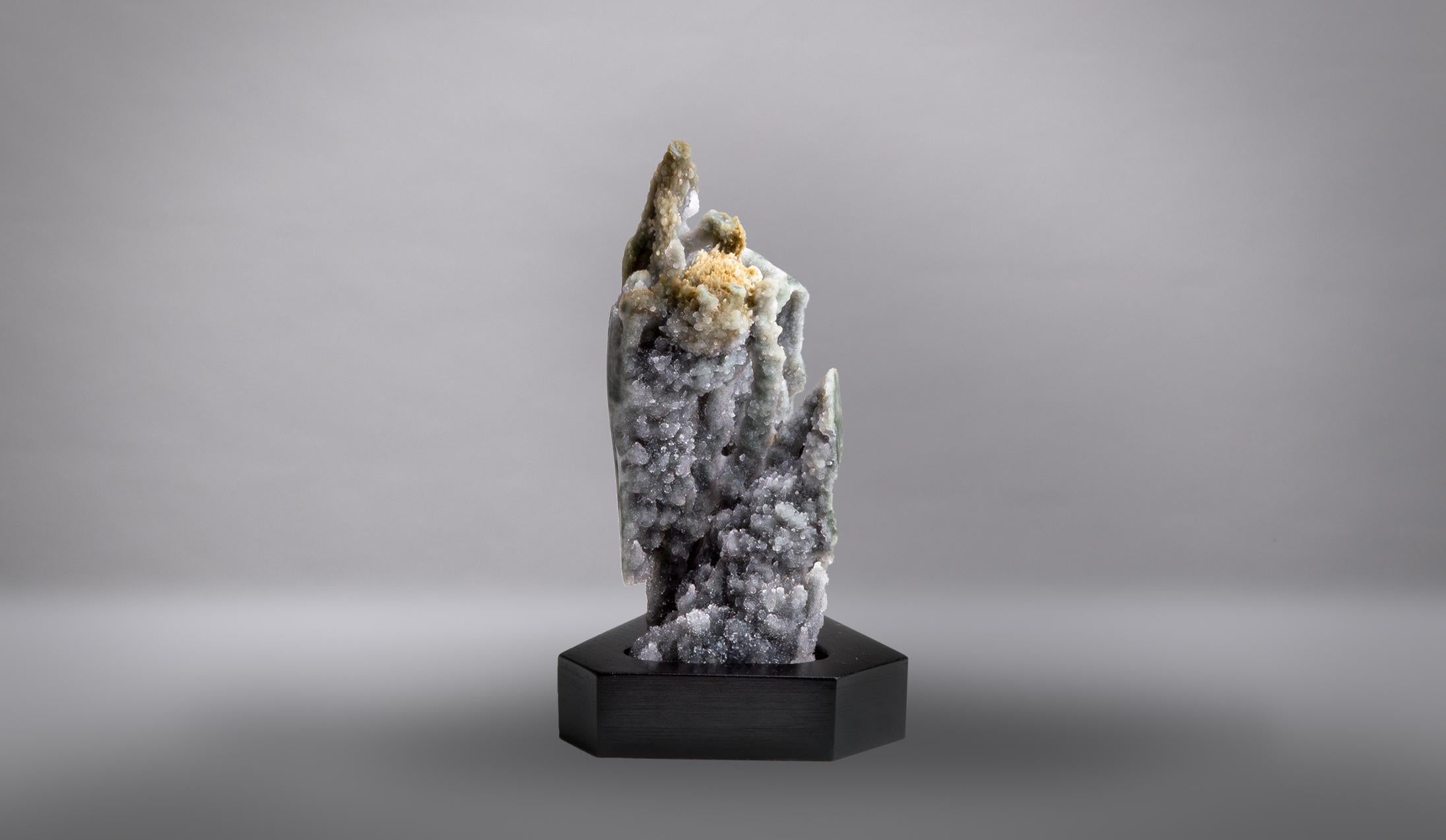 18th Century and Earlier Small towering grey druze stalactite formation For Sale