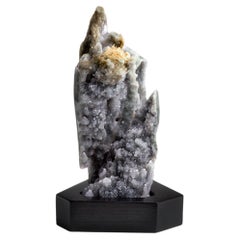 Antique Small towering grey druze stalactite formation