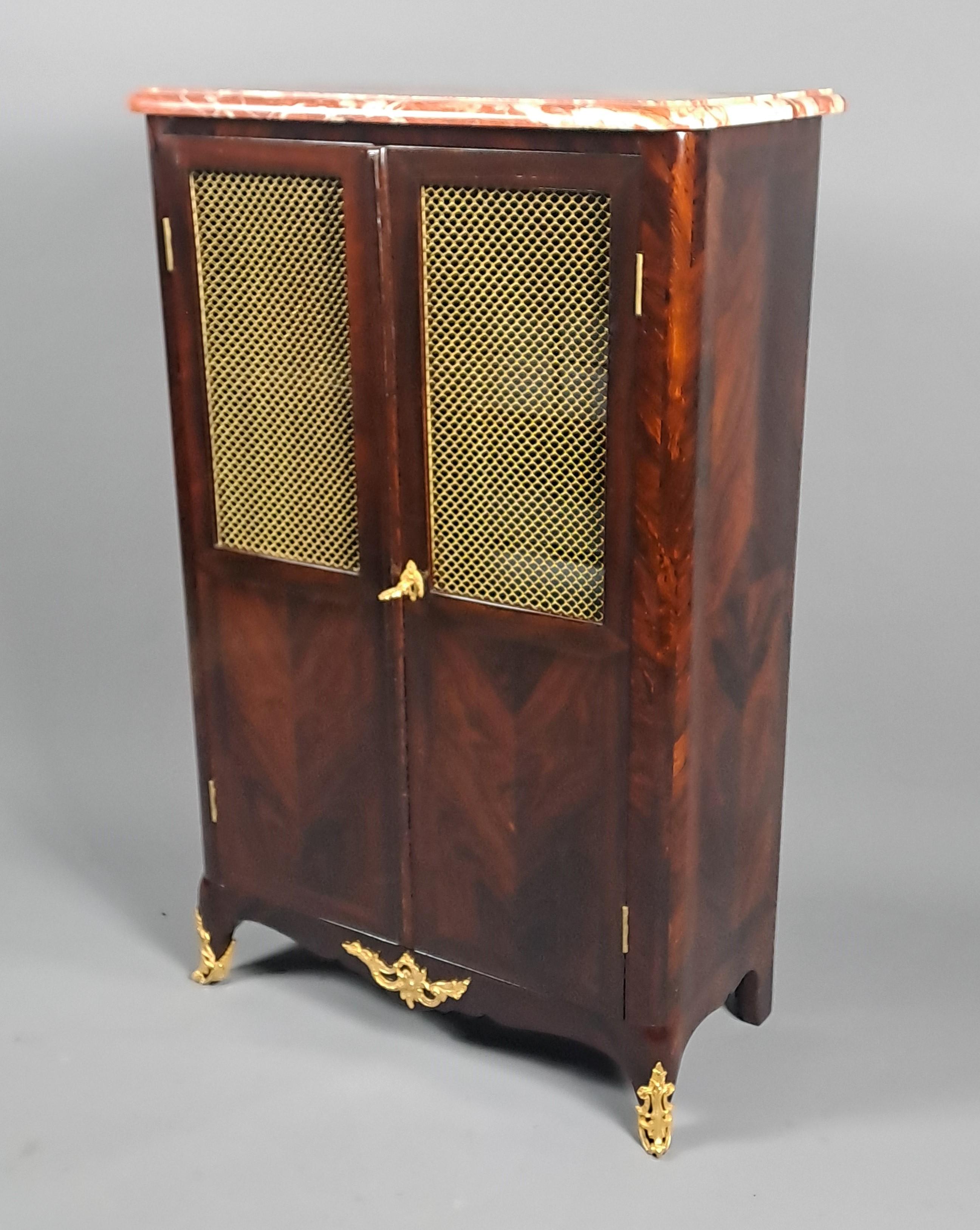 Gilt Small Transition Bookcase With Support Height Stamped RVLC For Sale