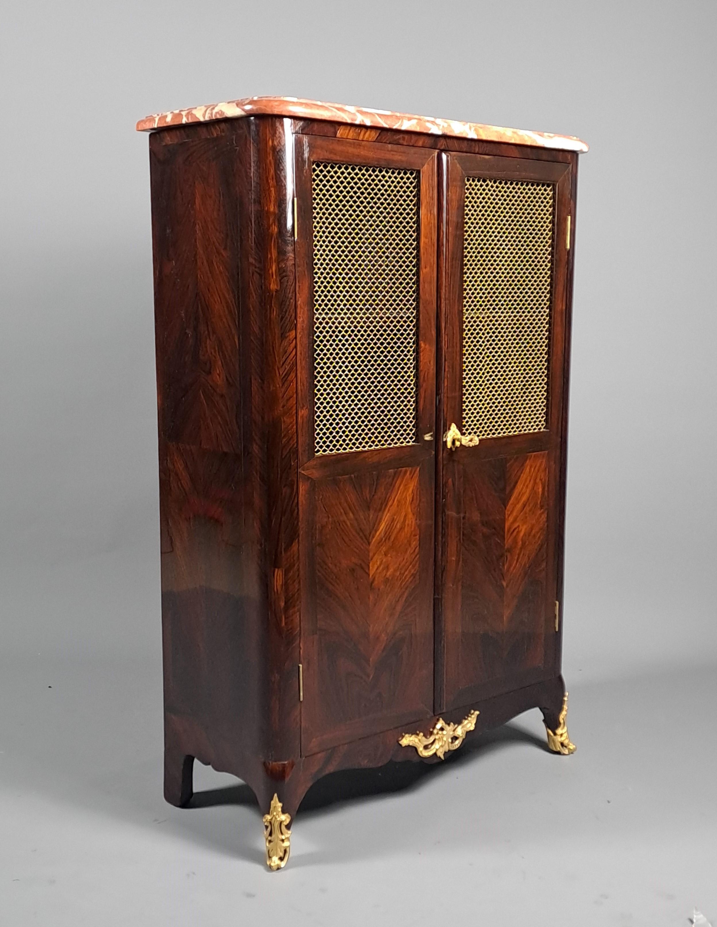 Bronze Small Transition Bookcase With Support Height Stamped RVLC For Sale