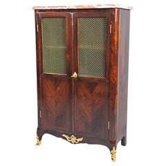Antique Small Transition Bookcase With Support Height Stamped RVLC