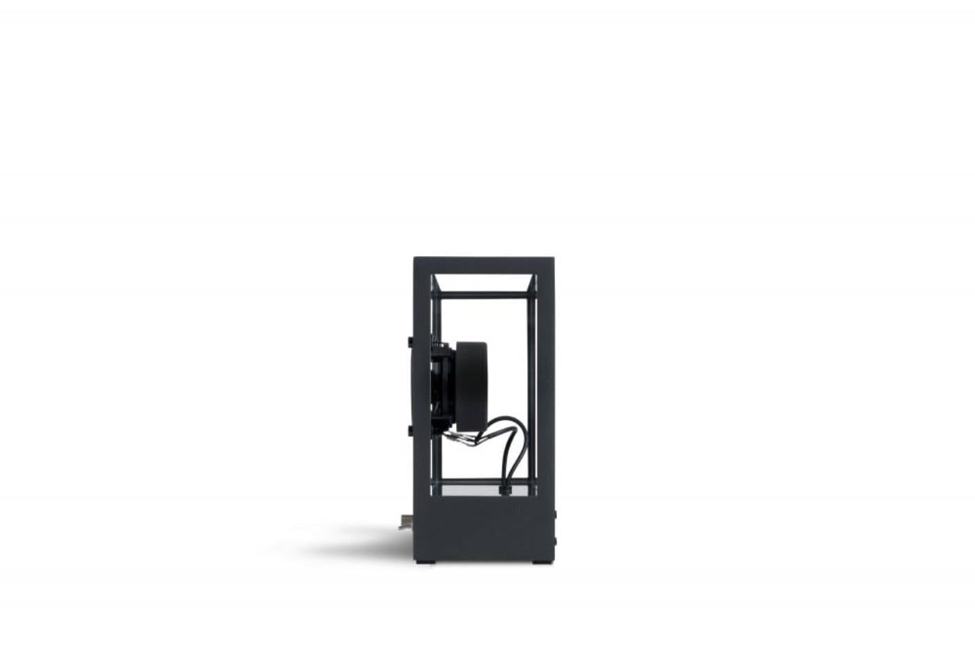 Small Transparent Speaker in Black by Transparent In New Condition For Sale In Brooklyn, NY