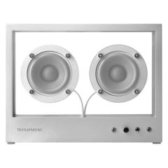 Small Transparent Speaker in Metal by Transparent