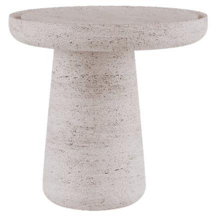 Small Travertine Bold Coffee Table by Mohdern For Sale
