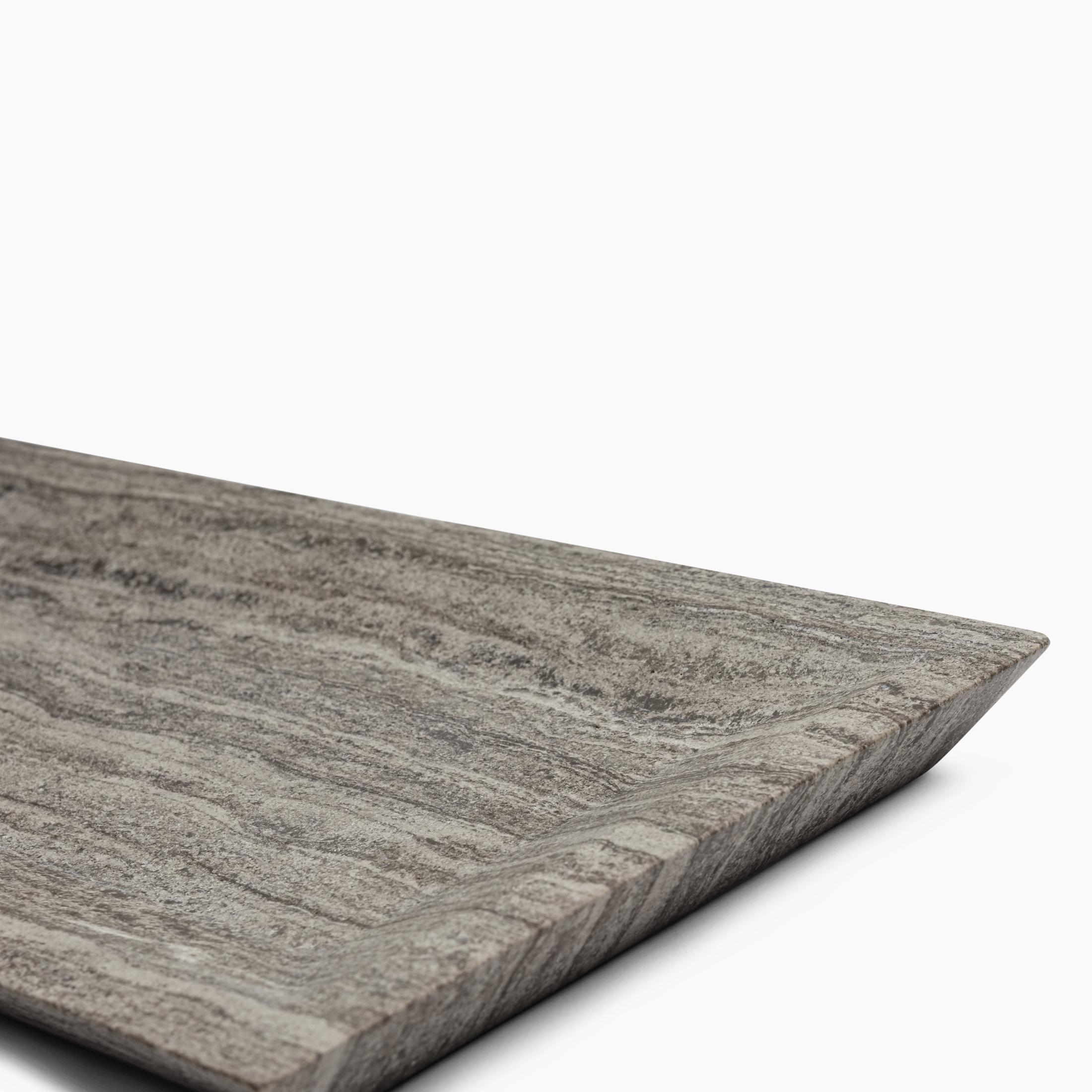 Vassoio piccolo in marmo grigio Atene In condizioni Nuovo in vendita a Vancouver, CA