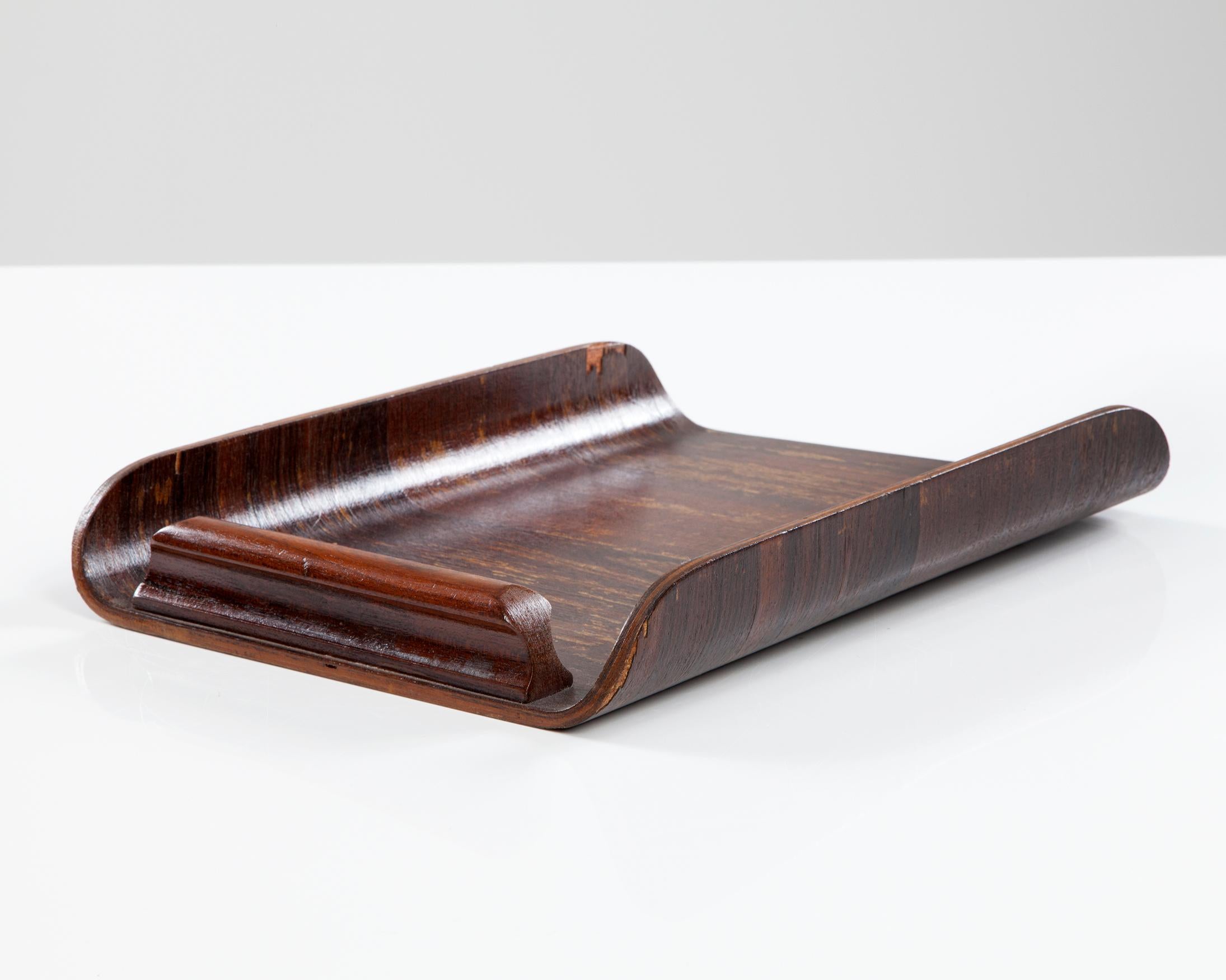 Small tray in rosewood. Brazil, 1960s.
 