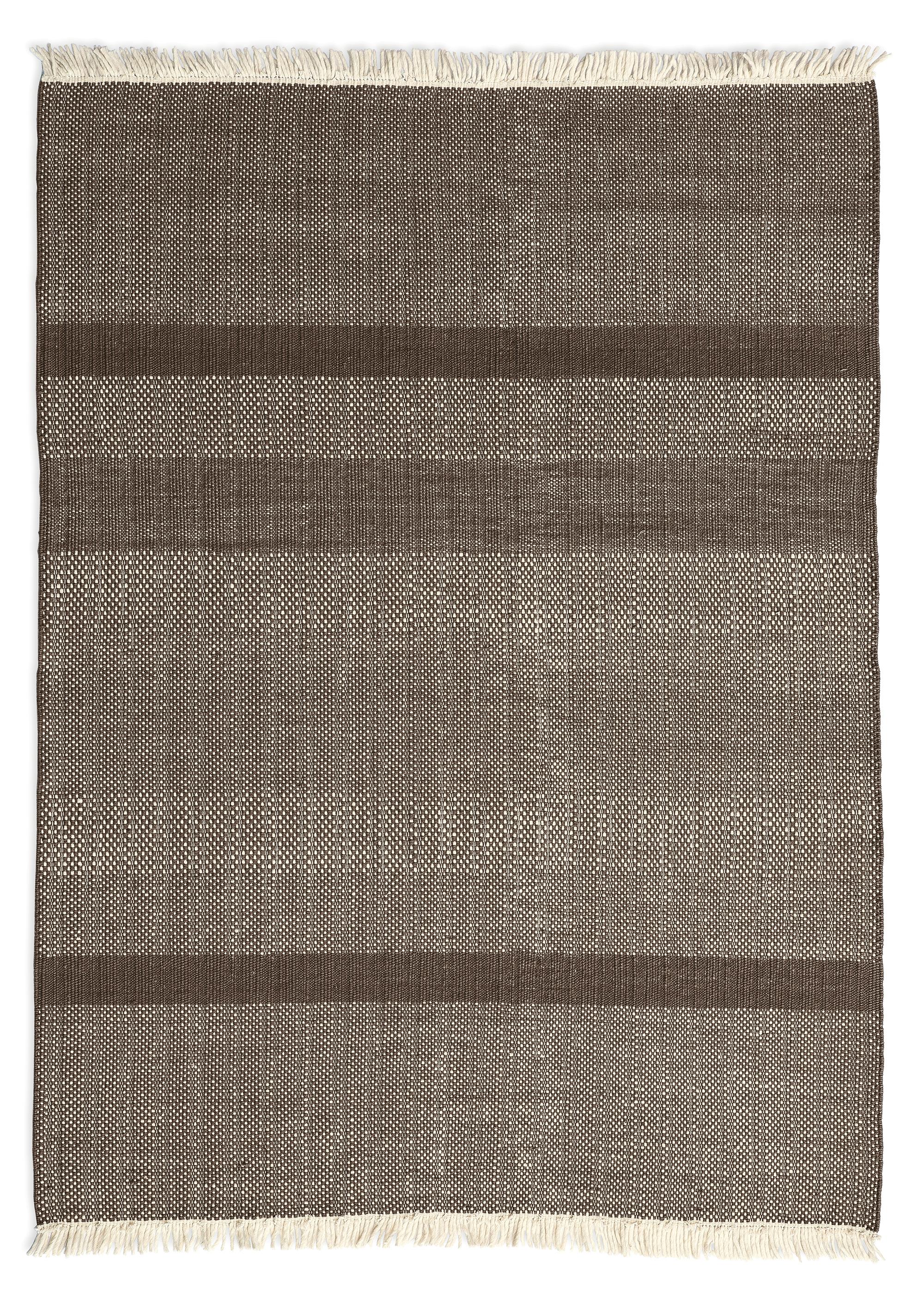 Contemporary Small 'Tres Texture' Hand-Loomed Rug for Nanimarquina For Sale